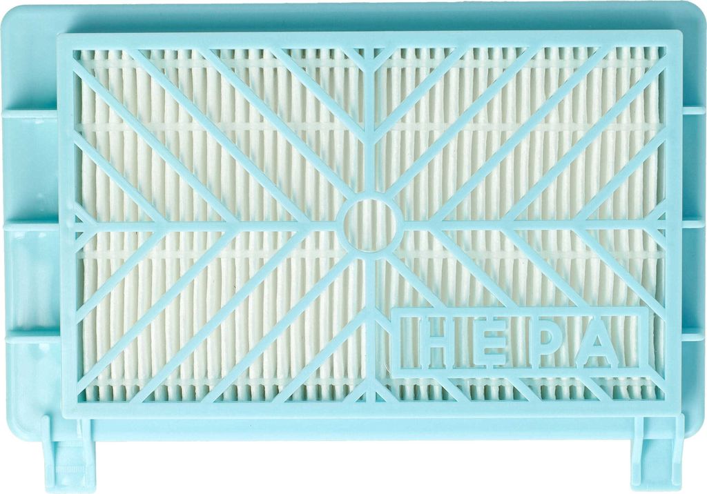 vhbw Staubsaugerfilter kompatibel mit Philips HR8745, HR8755, HR8755HR, HR8755IS, HR8765HR, HR8837HR8 Staubsauger - HEPA-Filter Schwarz Weiß