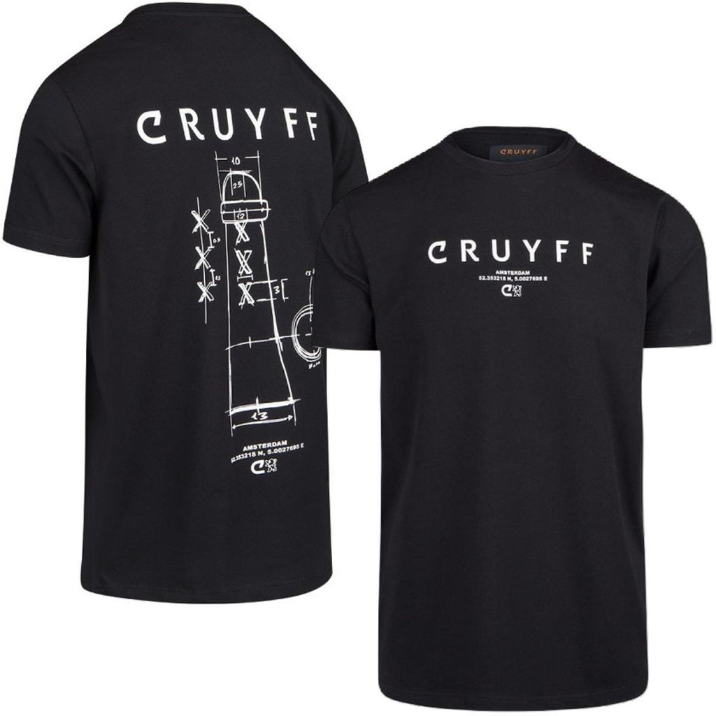 Cruyff - CITY PACK Amsterdam T-Shirt - Schwarz - XL