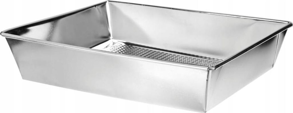 Verzinktes Backblech für Kuchen Platino klein