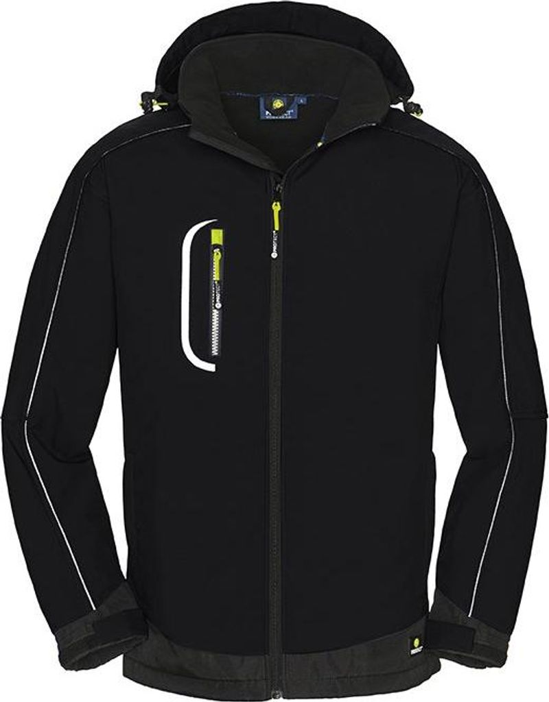 Softshellová bunda MONTANA čierna veľkosť 5XL Obrázok produktu 