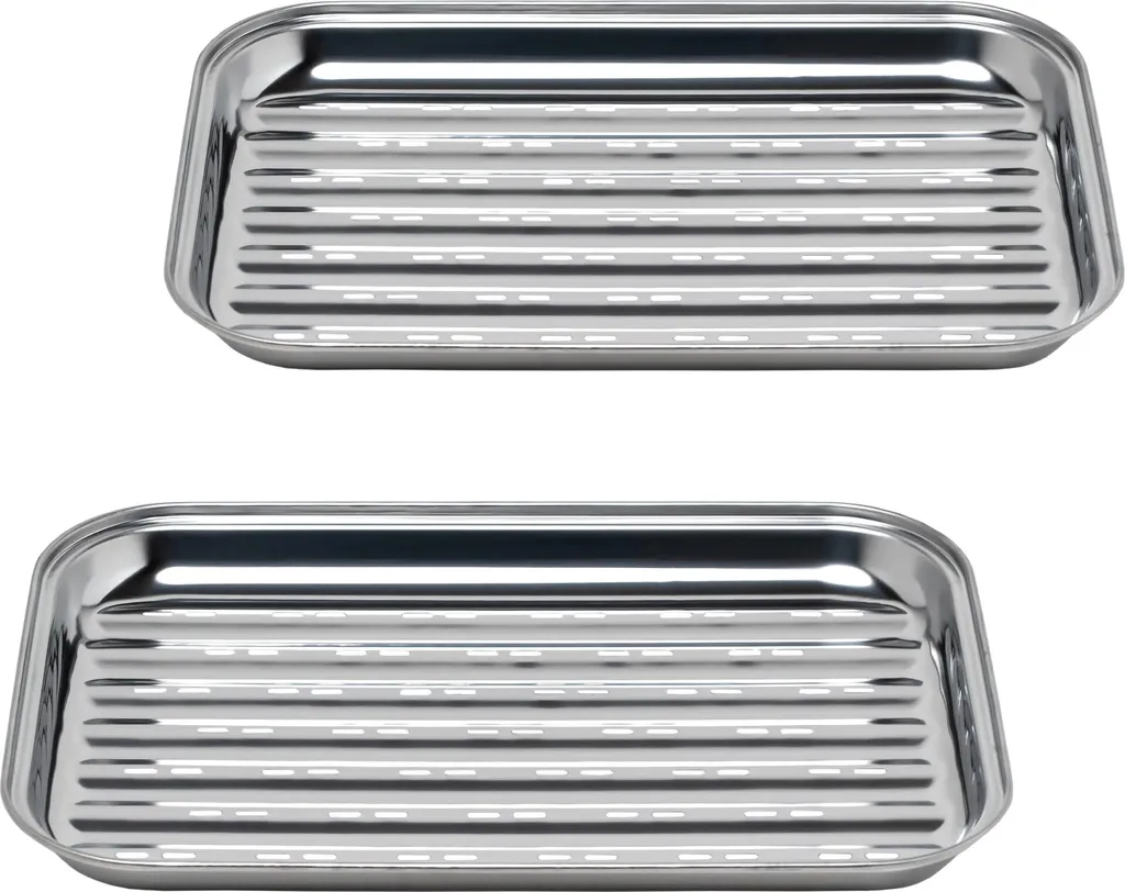 Accessoire Barbecue pour Poisson et Viande - Set 2 Bols de Cuisson