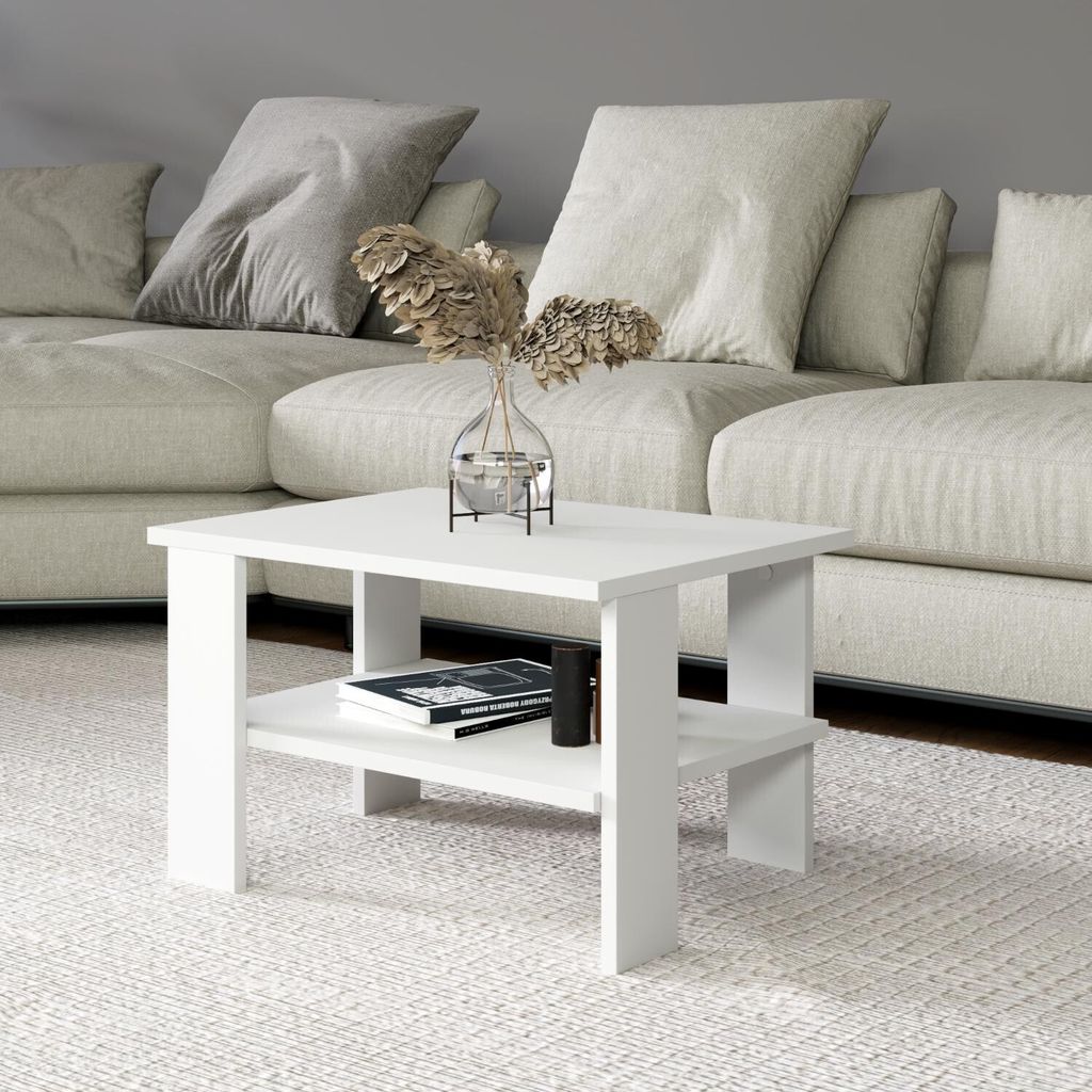 Skye Decor, Duama - White, Couchtisch, Weiß, 100 % Produktbild 