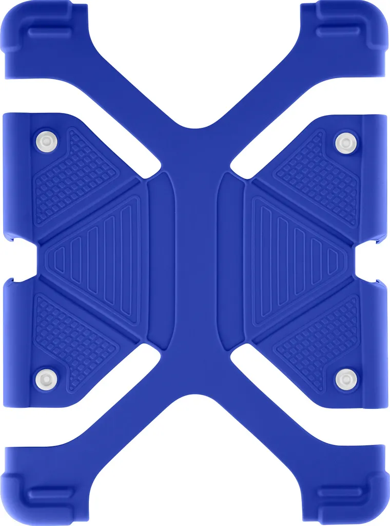 Custodia universale con bumper blu per tablet da 8,9'' a 12'' - Funzione stand
