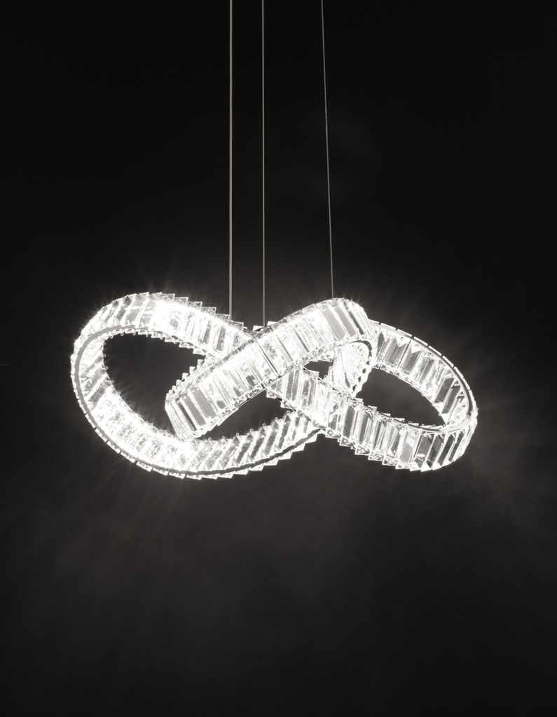 Nova Luce CONCETO LED závěsné svítidlo chrom 49W neutrální Obrázek produktu 2