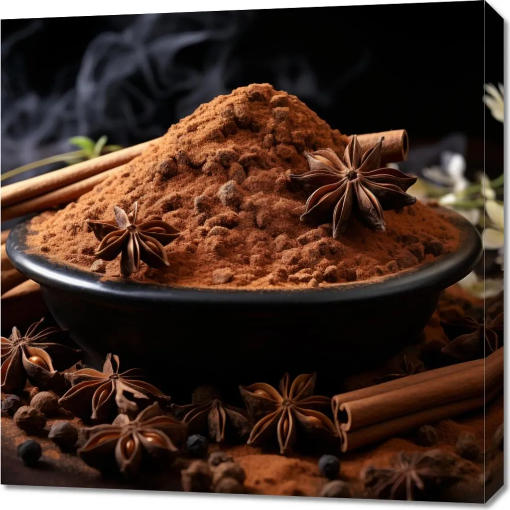 Quadro da Cucina 70x70 cm Essenza dell'aroma - Stampa Tela Top