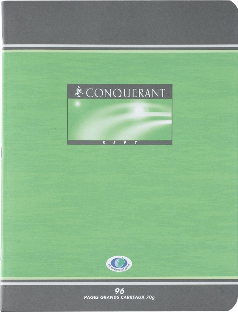 CONQUERANT SEPT Heft DIN A4 kariert 96 Blatt