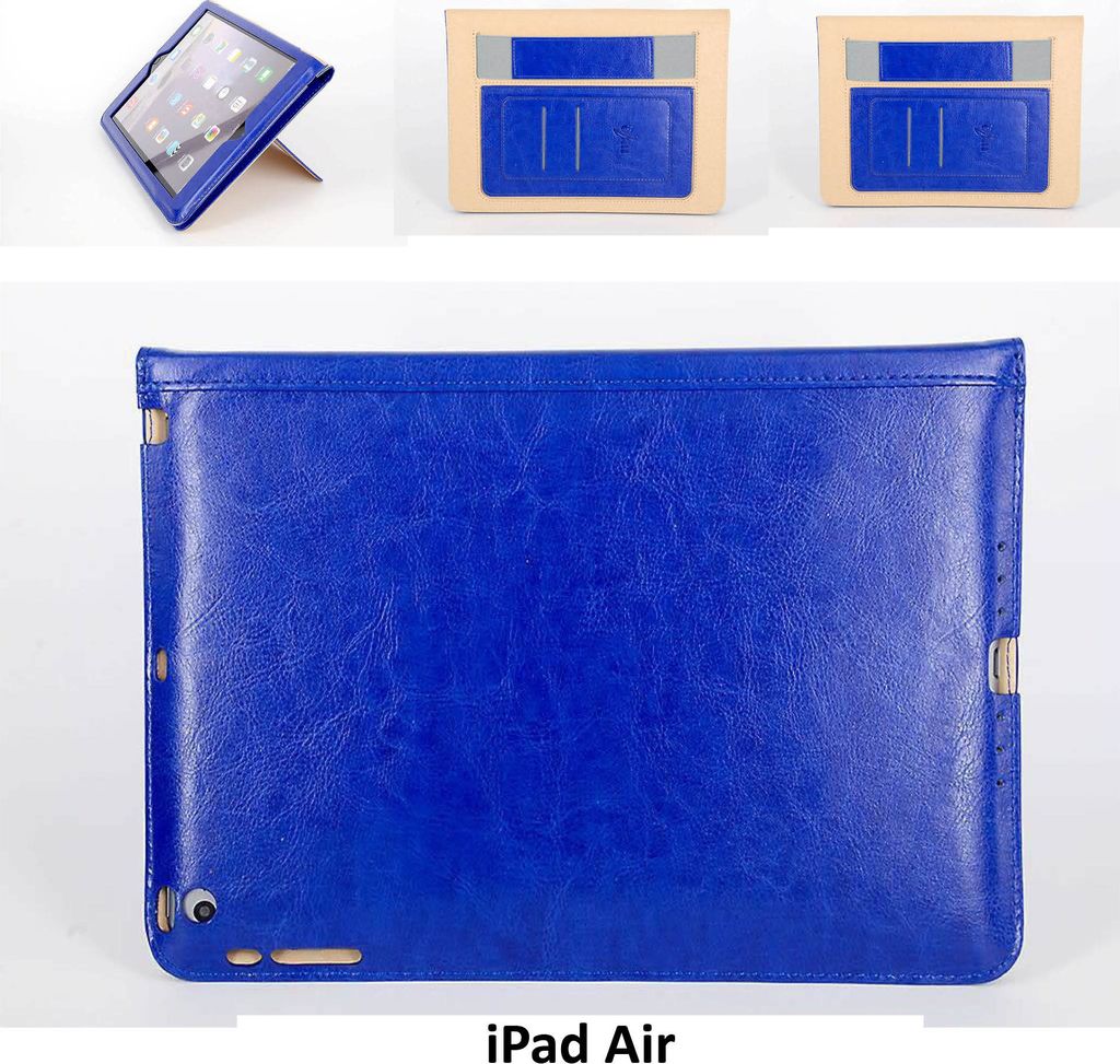 Apple Blue Book Case Tablet for iPad Air