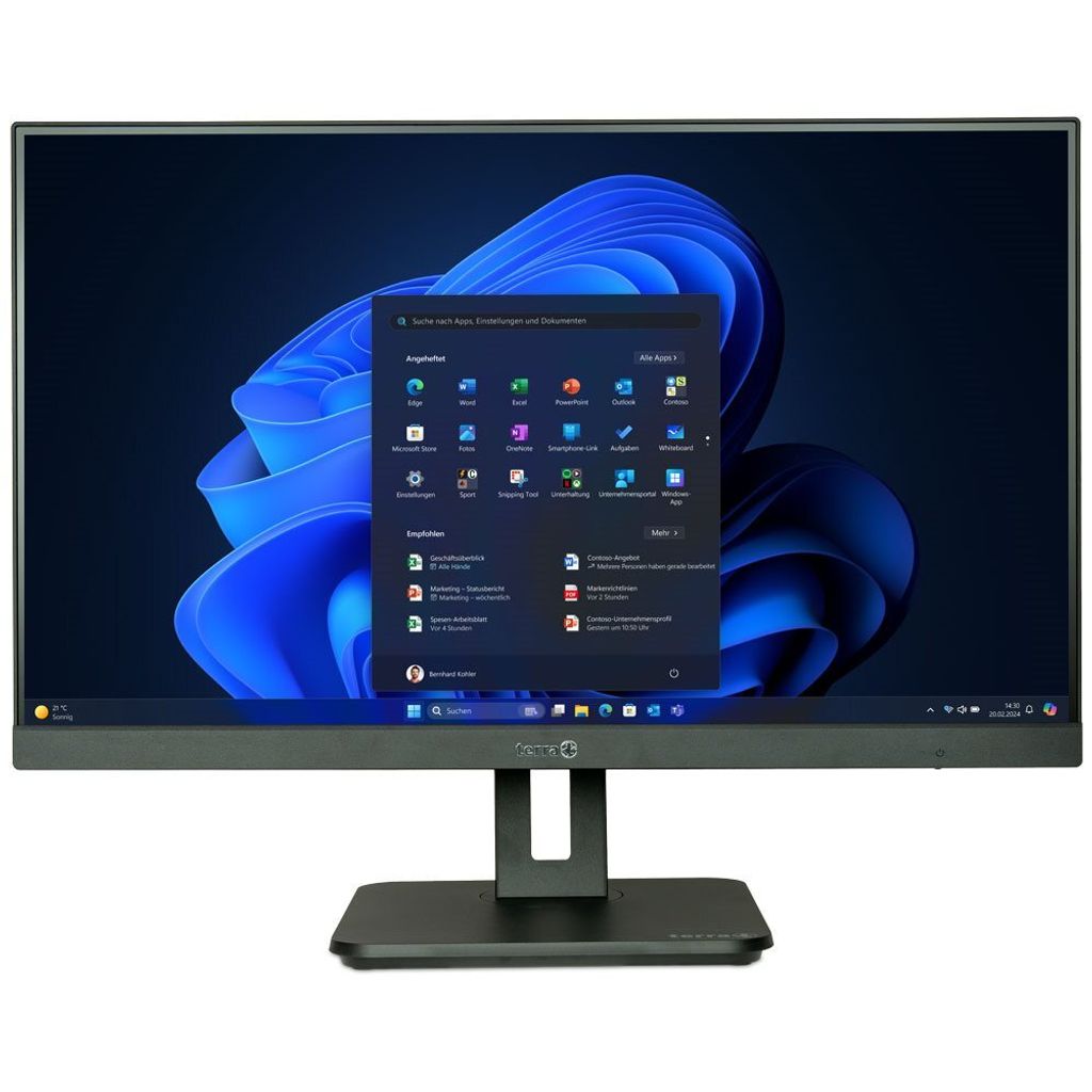 TERRA 2710HA - GREENLINE - All-in-One (Komplettlösung) - Core i5 12400 / 2.5 GHz - RAM 16 GB - SSD 1