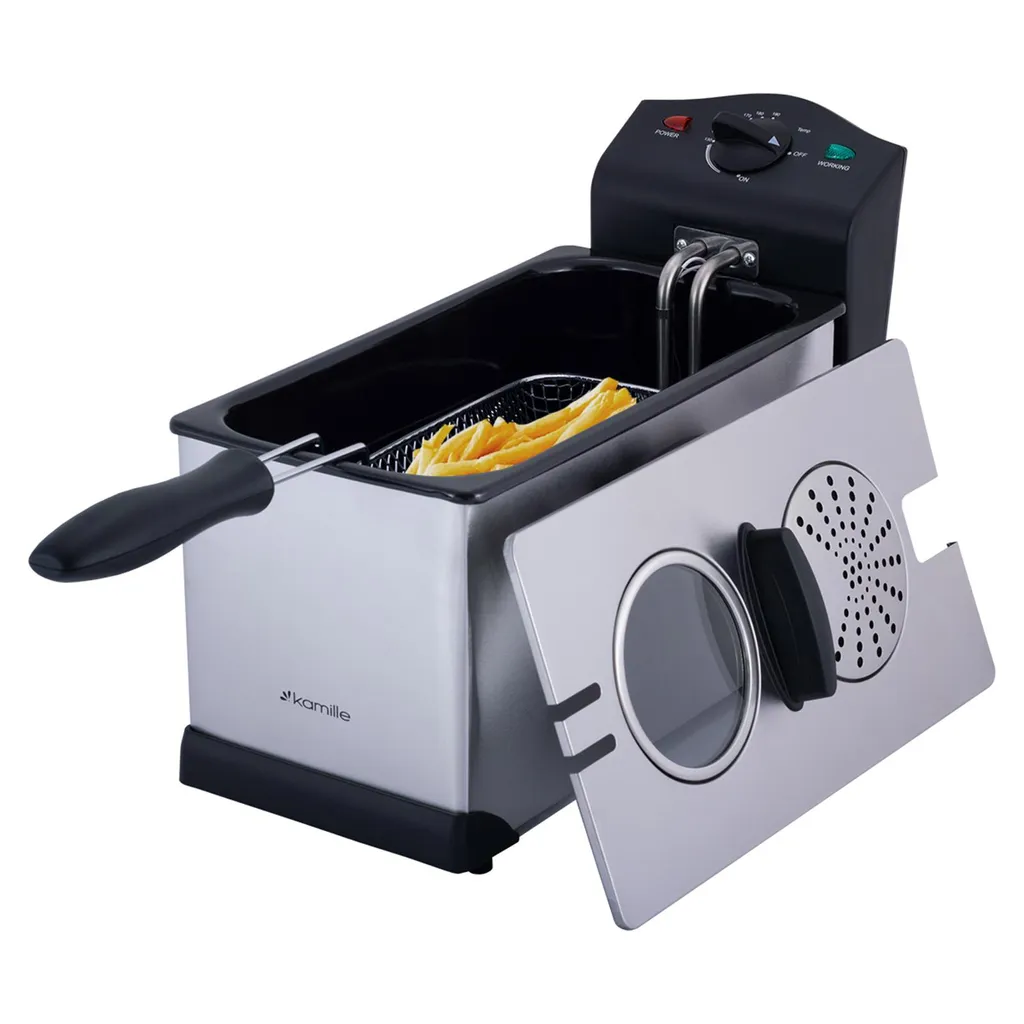 Friggitrice Professionale 3L Acciaio - Il Segreto del Fritto Gourmet