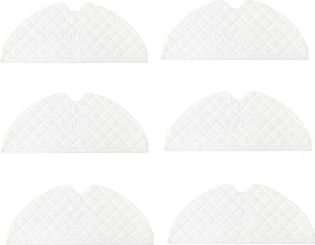 INF Ersatz-Mopppads für Mi Robot Vacuum D9 Max - 6er-Pack
