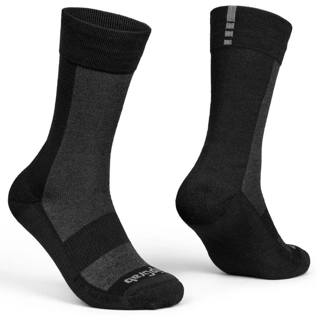 Chaussettes Thermiques Merino Gripgrab Alpine Noir EU 38-41 Anti-Froid