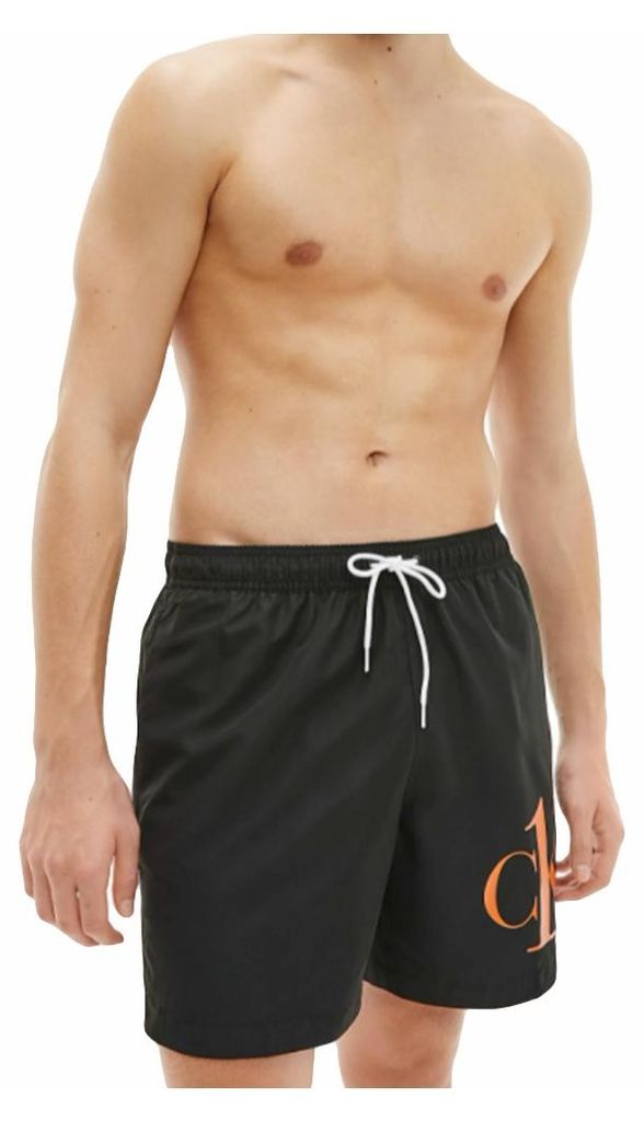 Boxer Sea Pool Mann Badebekleidung CK CALVIN KLEIN Artikel KM0KM00590 MEDIUM DRAWSTRING, L, Poliestere 100%