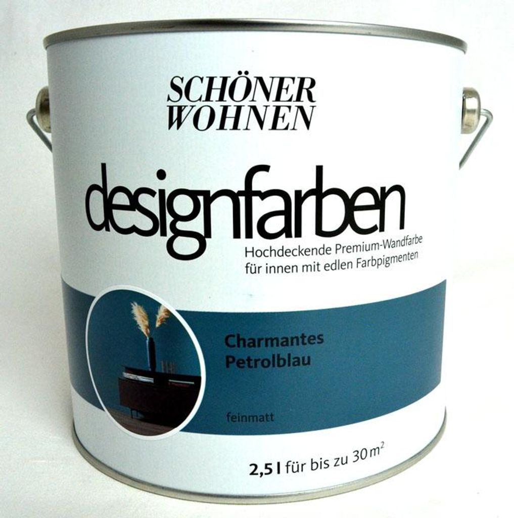 Designfarbe Charmantes Petrolblau Nr. 22 2,5 l Produktbild 
