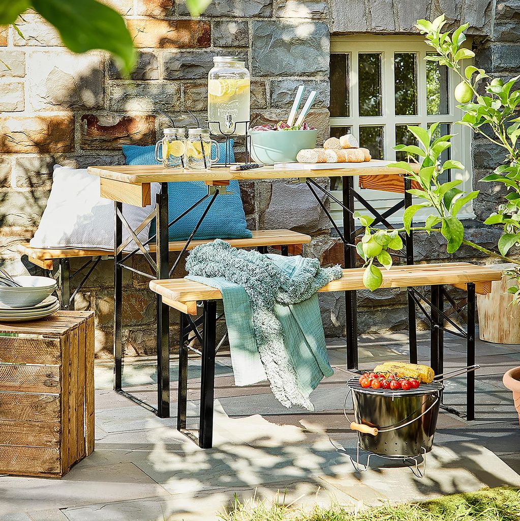 BUTLERS Bierbank GOOD COMPANY 3-tlg.