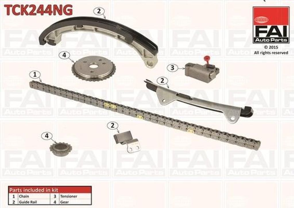 FAI AutoParts TCK244NG Steuerkettensatz Steuerkette für TOYOTA Avanza I (F600) für DAIHATSU SIRION (M3)