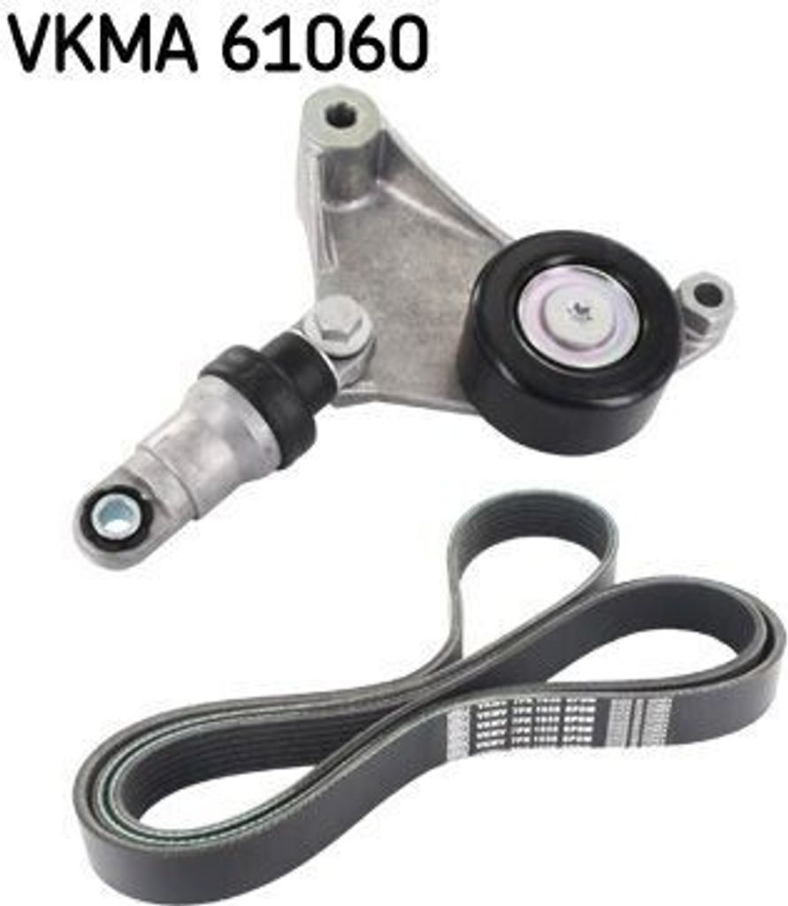 SKF VKMA 61060 Keilrippenriemensatz OE 166200W110 kompatibel mit RAV 4