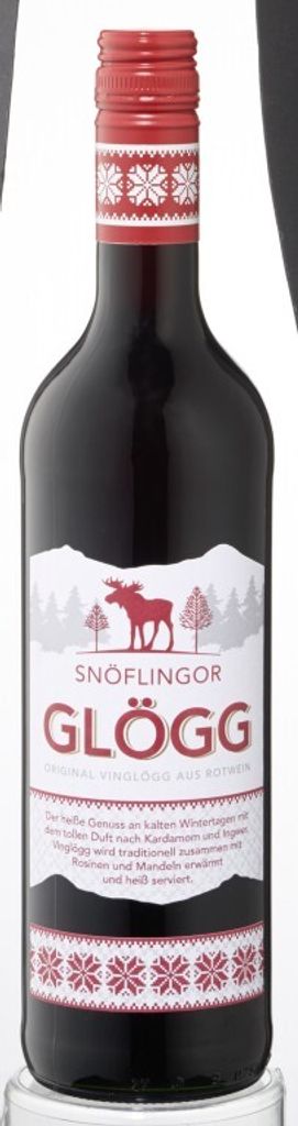 Snöflingor Glögg Original Vinglögg aus Rotwein | 9 % vol | Produktbild 