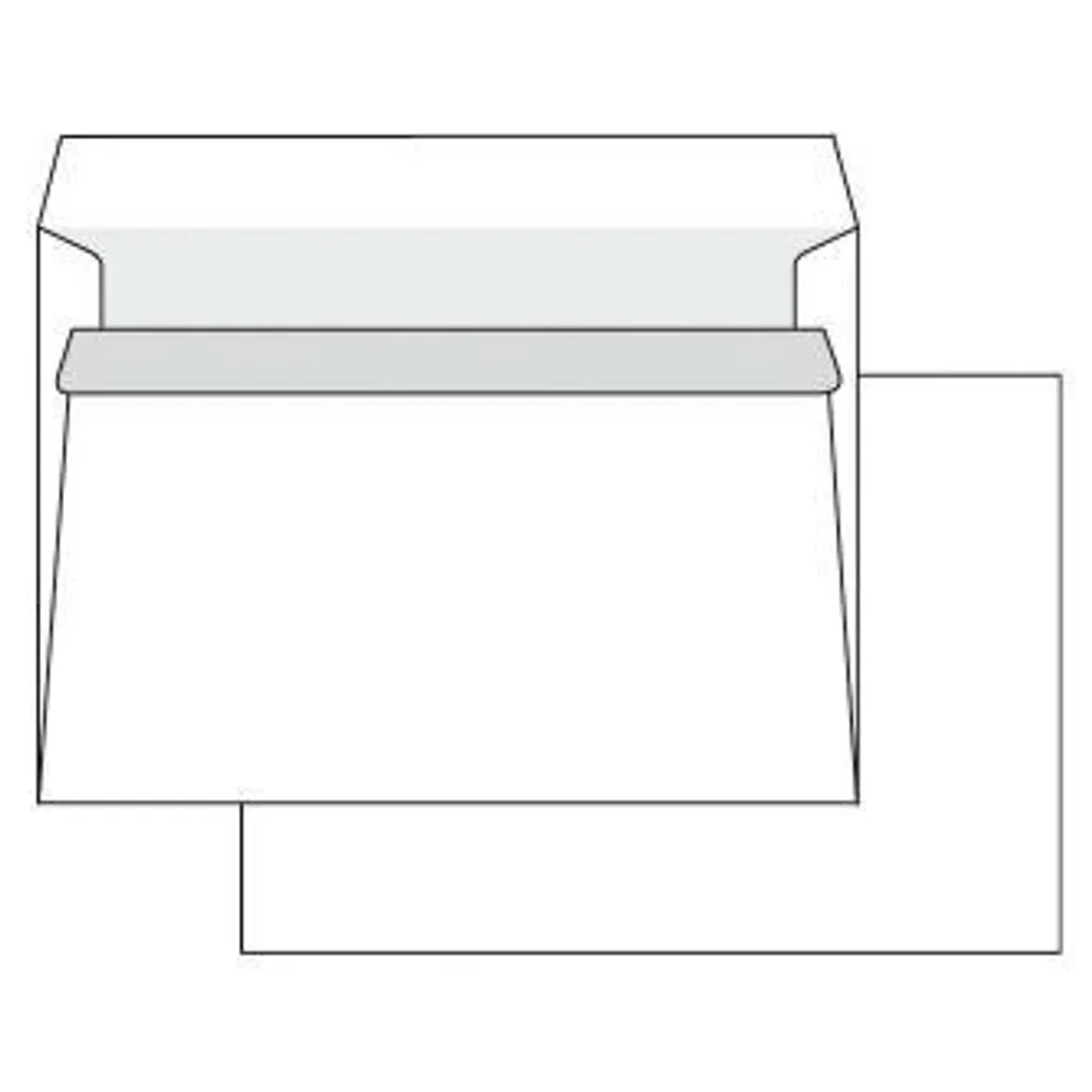 Enveloppe C6 114x162mm avec Fermeture Autocollante - Lot de 1000 Pièces