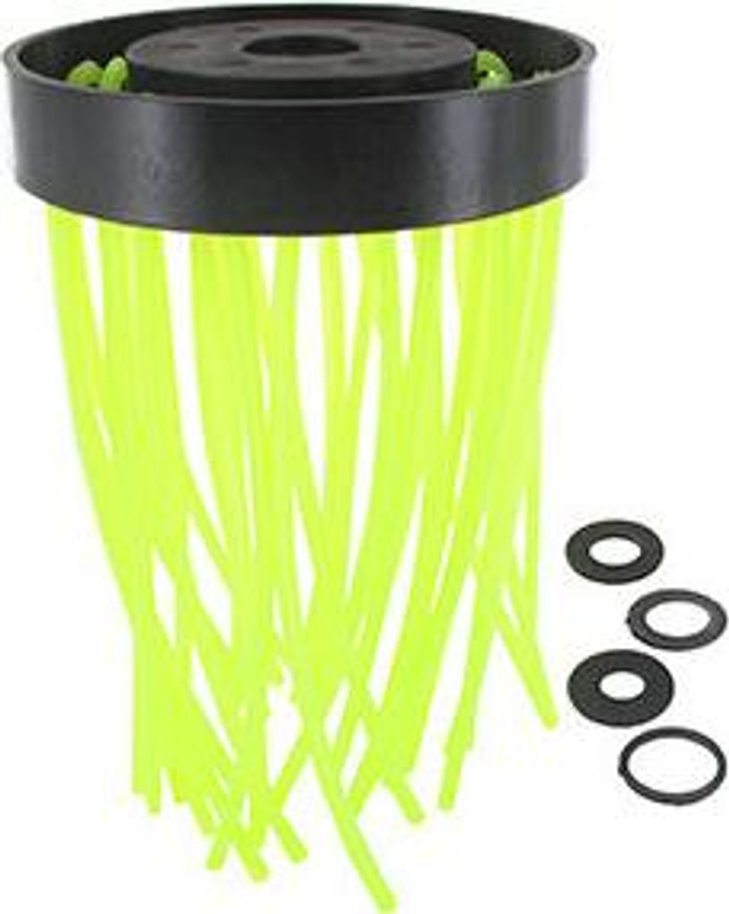 Kunststoffkopf Bürste 32 Nylon-Fäden, Durchmesser 120 mm, Empfohlen für Freischneider ab 30 ccm Hubraum. Akzeptiert F