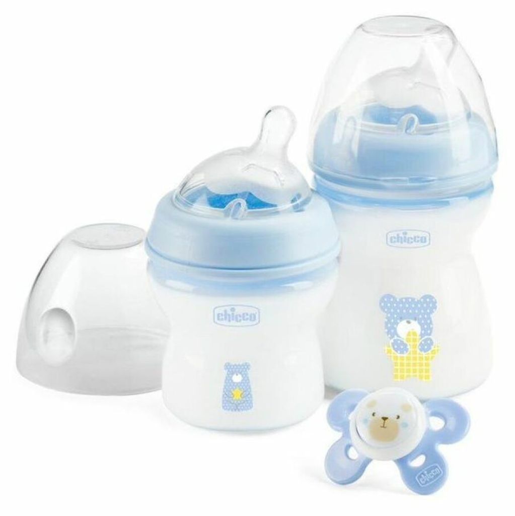 Chicco 3-tlg. Geschenkset NaturalFeeling PP-Flaschen