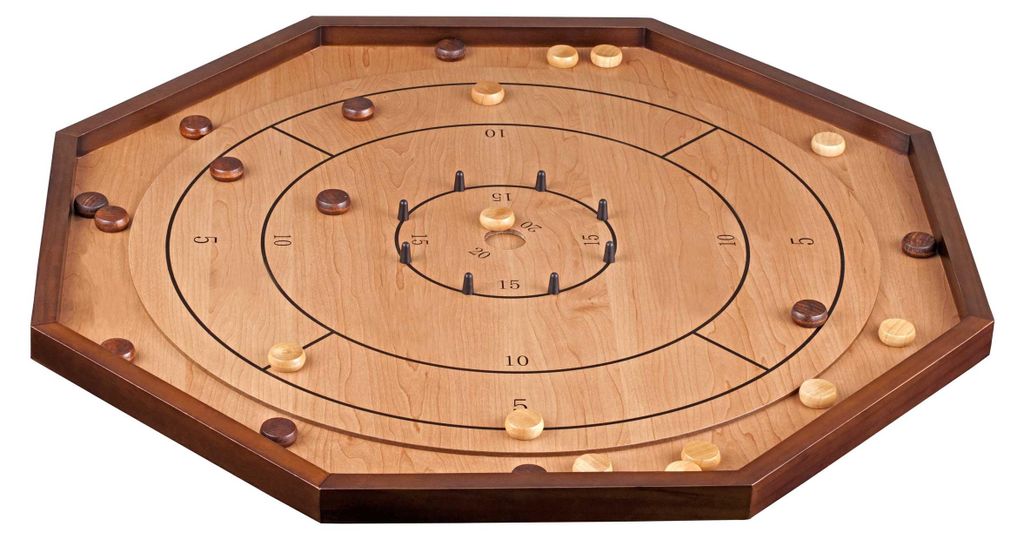 Philos Crokinole Holz Brettspiel für Kinder und Erwachsene Produktbild 