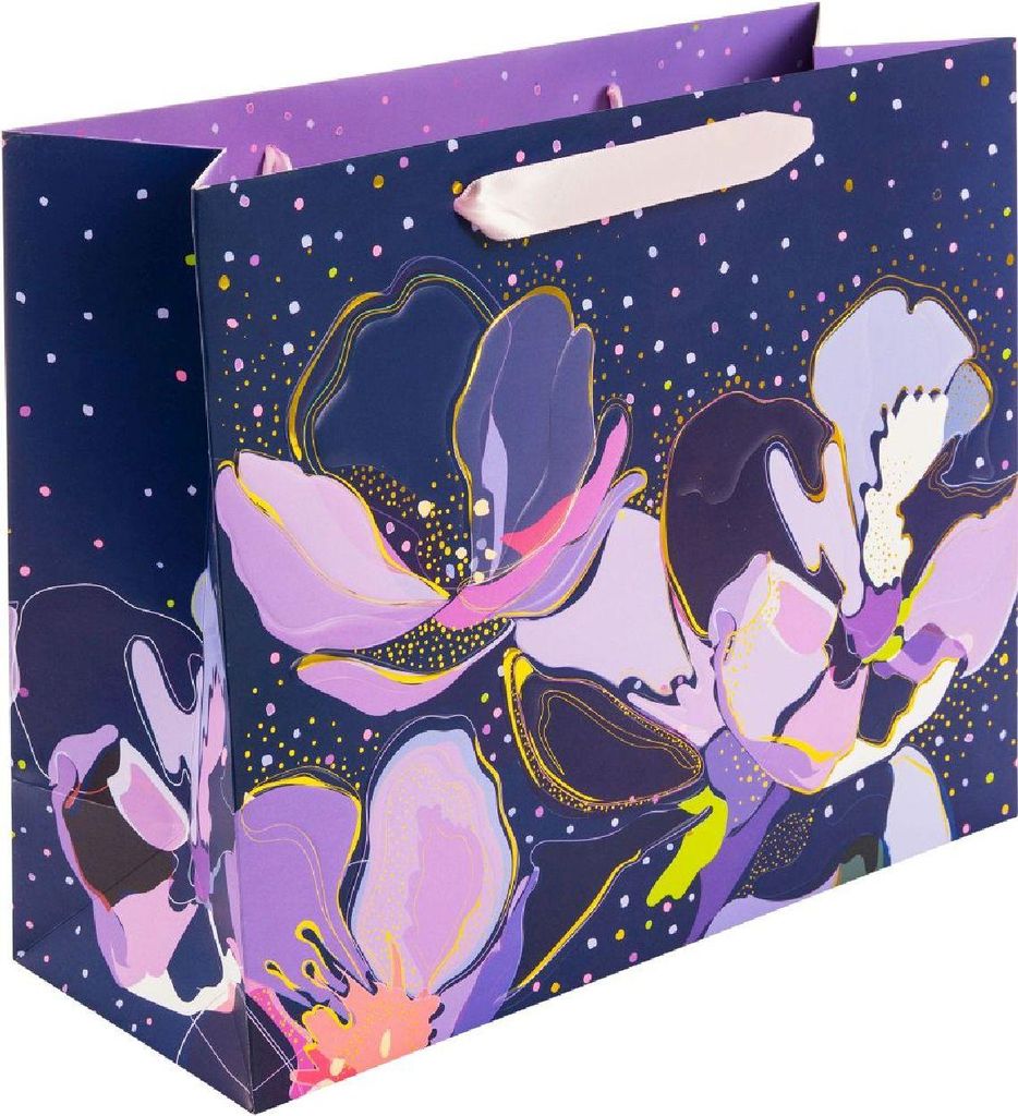Goldbuch Geschenktasche Opium Blue 27x13 cm Produktbild 