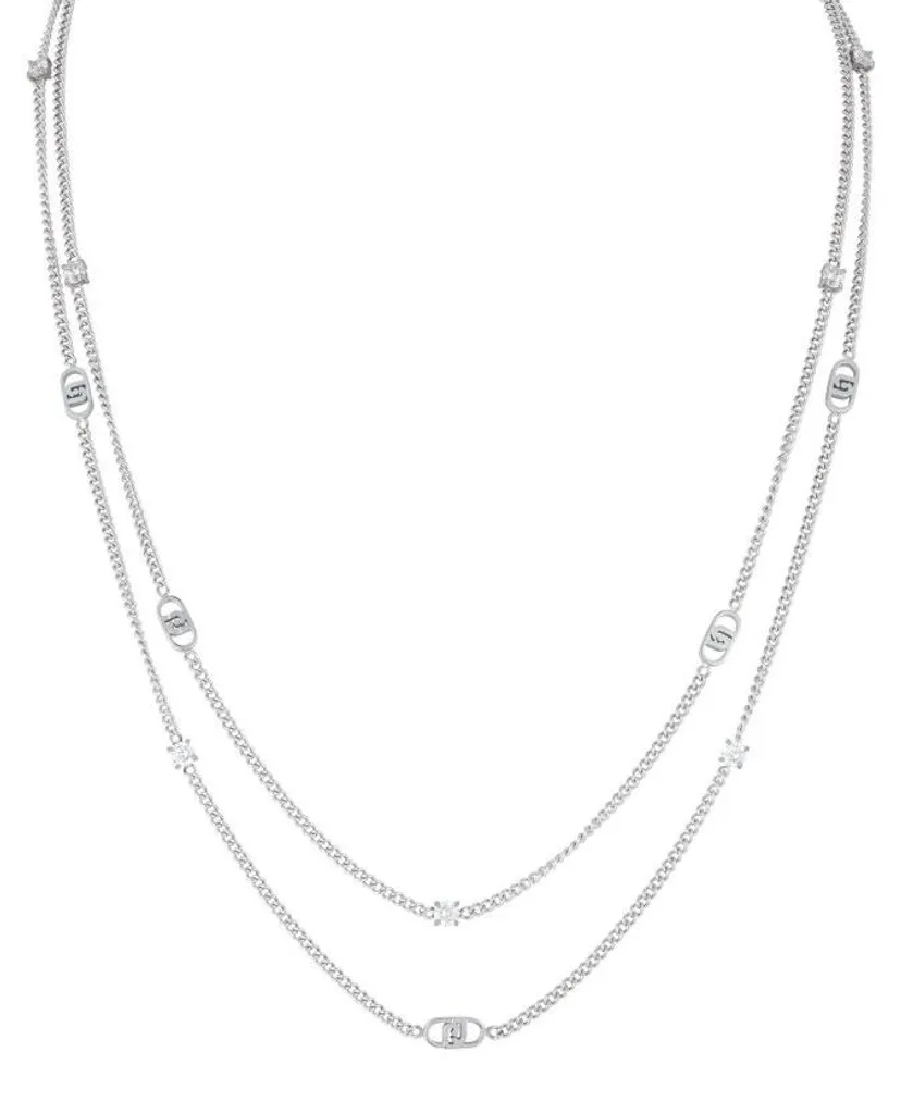 Collier mode en acier avec cristaux LJ2900 - Bijou élégant pour femme