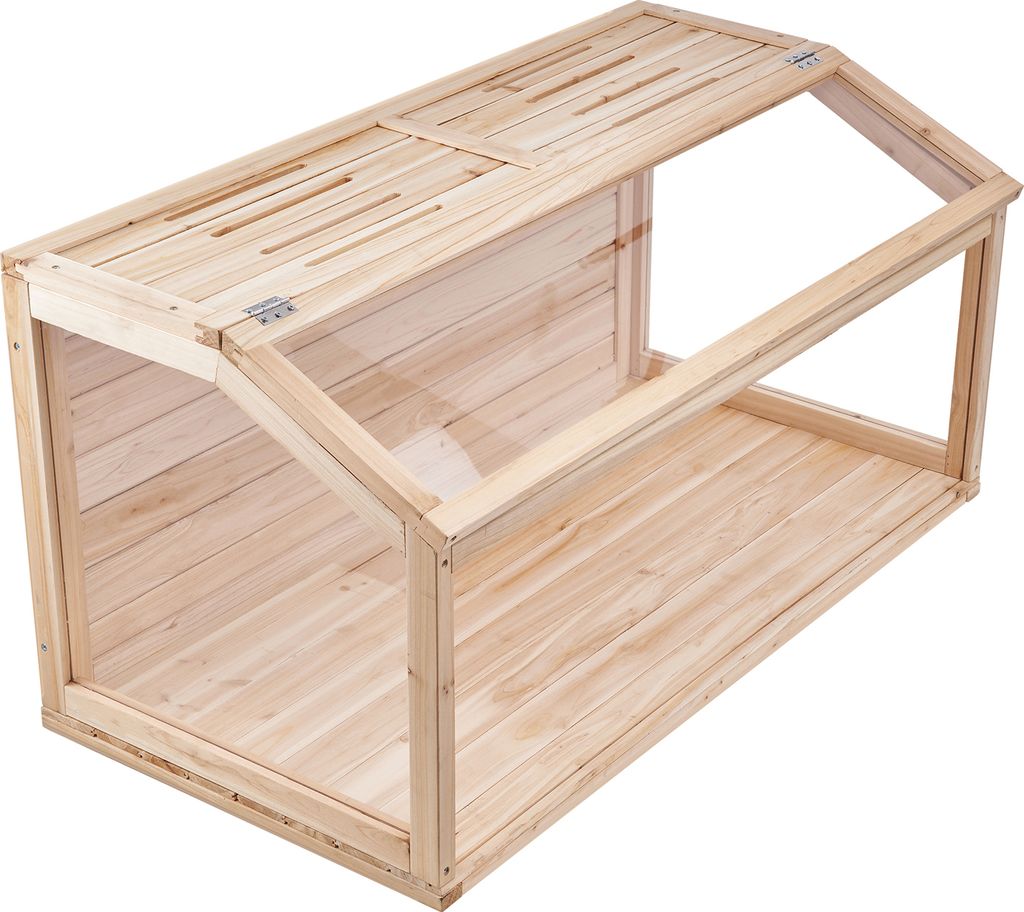 SucceBuy Hamsterkäfig aus Holz, 81,3 cm Lebensraum für Mäuse, Nagetiere, Kleintiere