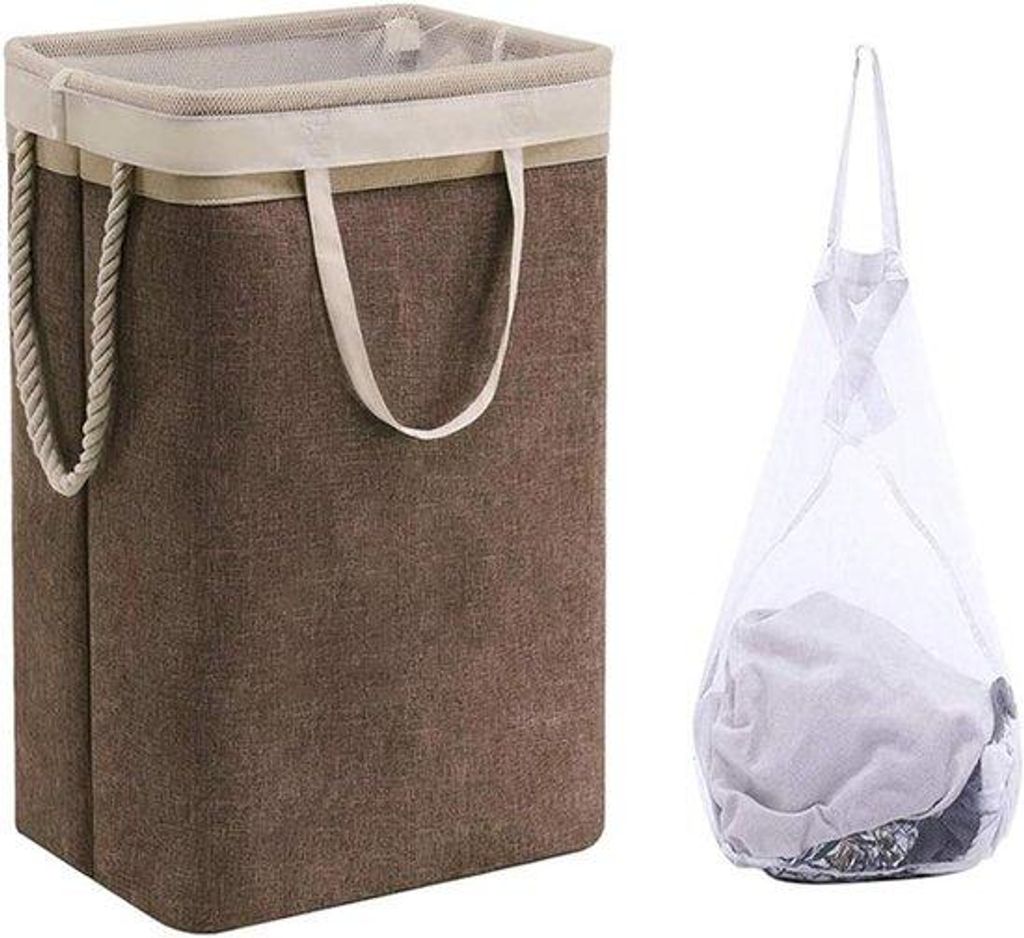 Opvouwbare, wasserfeste, bruine Prallenbox mit abnehmbarer Tasche und großem Fassungsvermögen für Klamotten, Spielzeug und mehr
