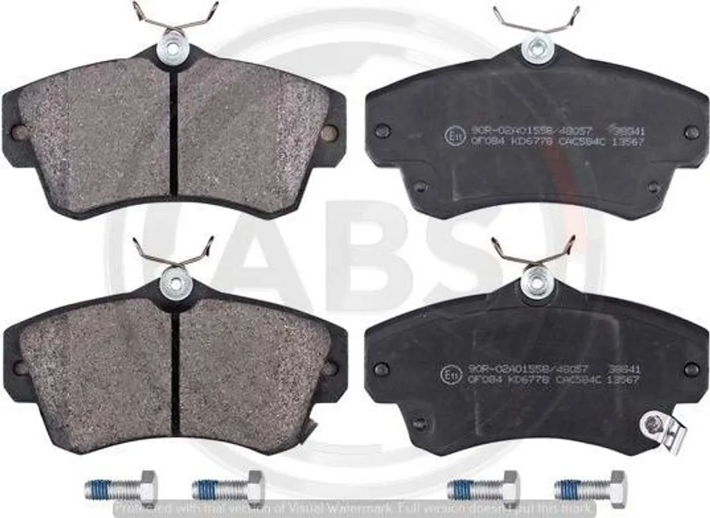 Plaquettes de frein PT Cruiser : Maintenance et sécurité A.B.S. 38841
