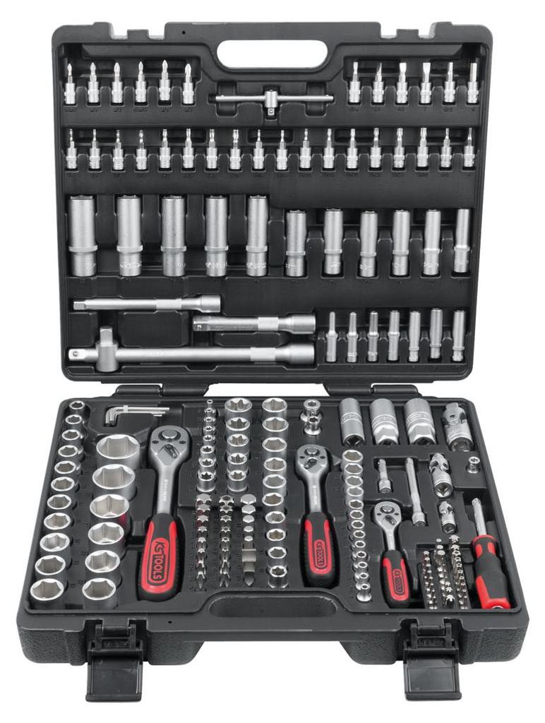 KSTOOLS Coffret de douilles 1/4'' + 3/8'' + 1/2'', 179 Image du produit 
