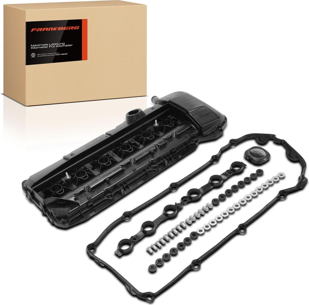 Frankberg 1x Ventildeckel Zylinderkopfhaube für BMW 3er E46 5er E39 E60 E61 7er E65 X3 E83 X5 Z4 Roadster E53