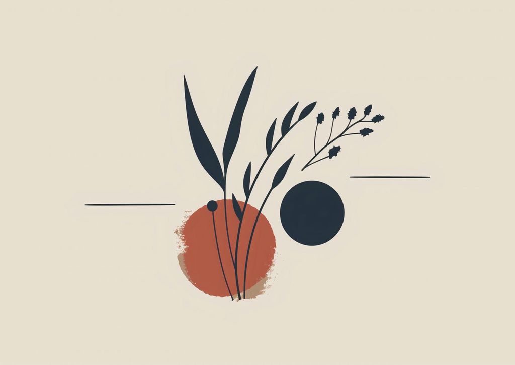 Plakat 42x29,7cm Botanische Farbe