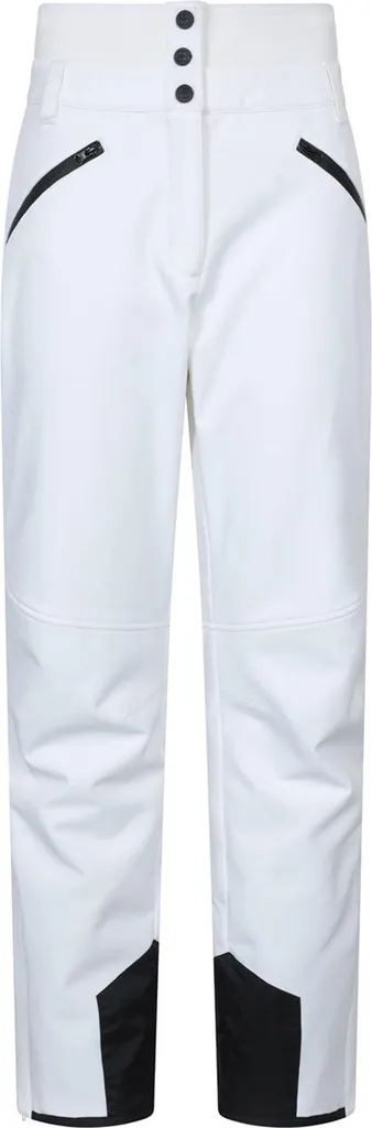 Pantalon de ski femme Avalanche blanc imperméable contre le grand froid