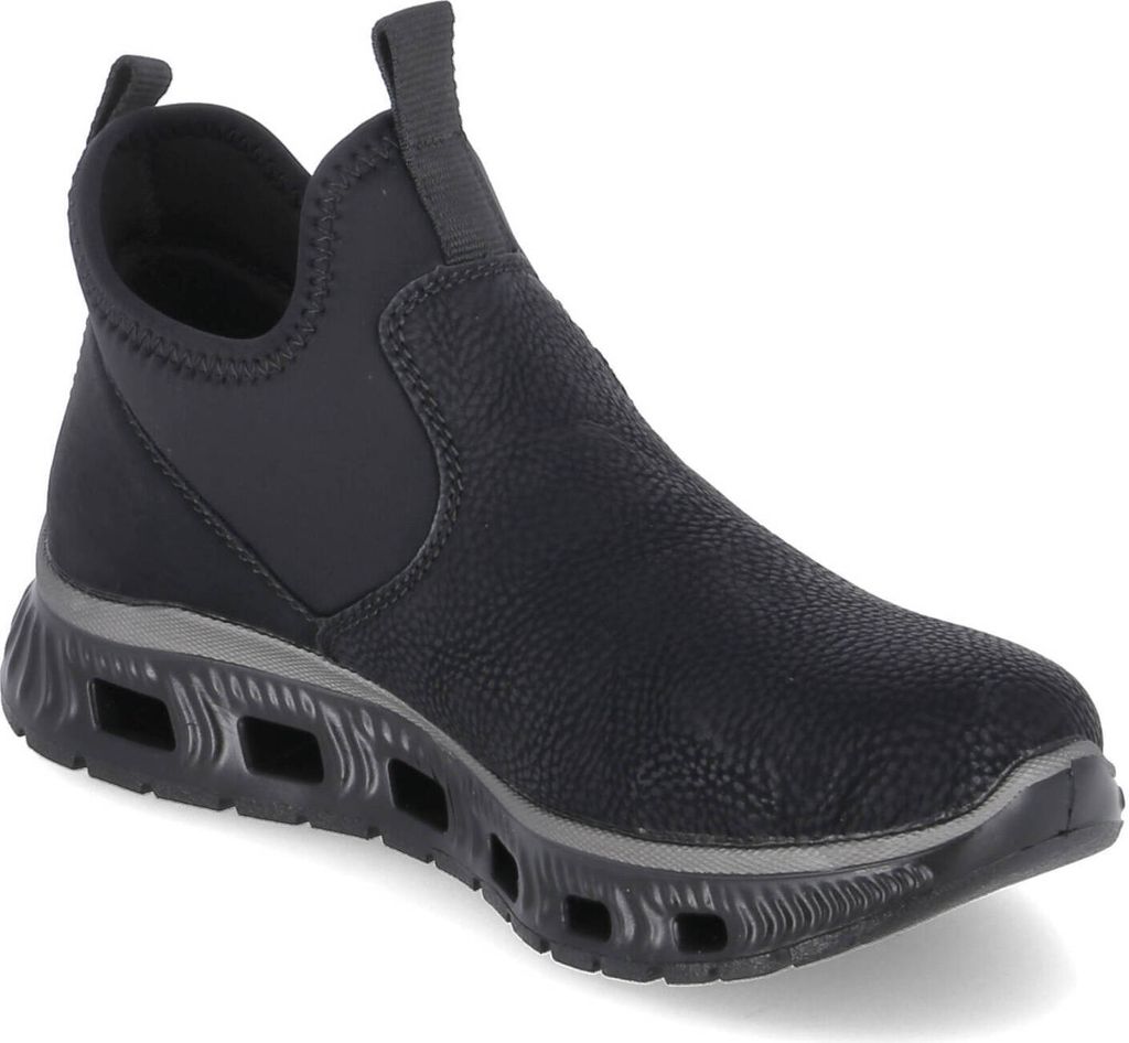 Bottines Rieker Classiques Pour Femme – Modèle 72653 – Cuir Synthétique, Fermeture éclair, Talon 4,6 Cm