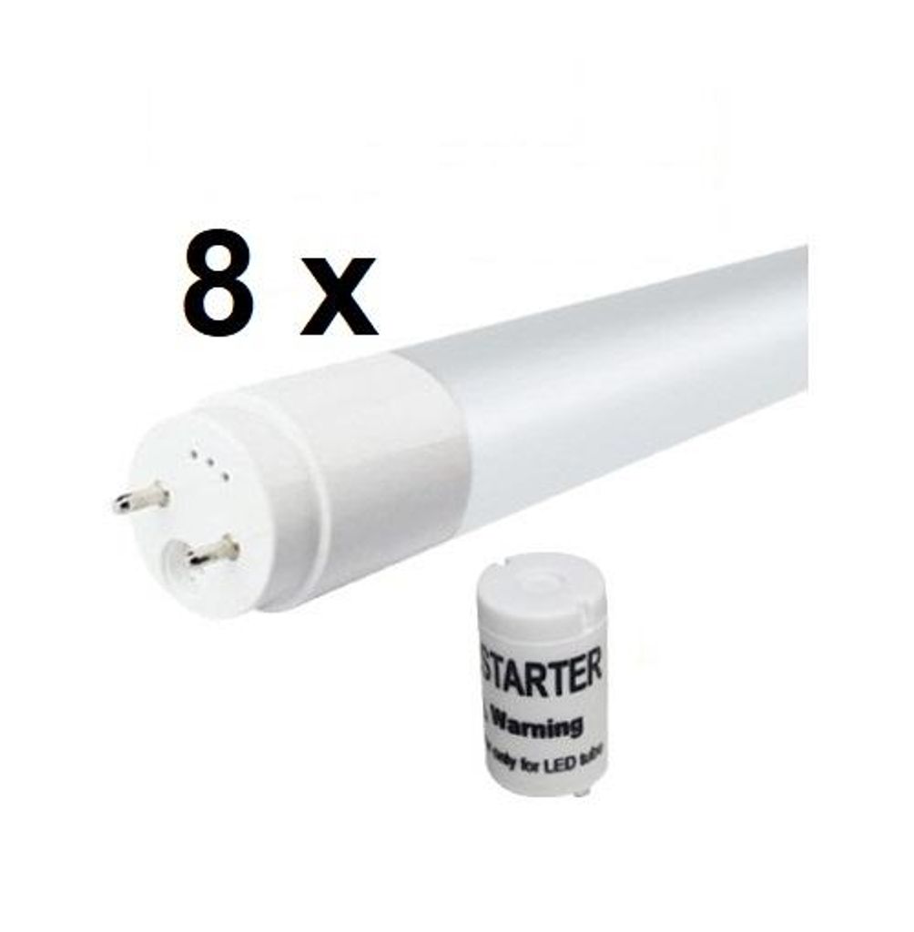 8 x 60 cm LED-Röhre T8 / G13, 8 Watt , 300° Ausstrahlung, Produktbild 