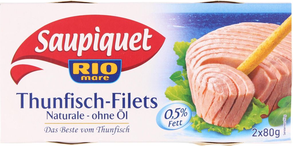 Saupiquet Thunfisch Filets naturale ohne Oel Dose 80g 2 Produktbild 