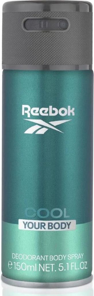 Reebok Bodyspray Cool Your Body 150ml Deodorant Körper Duft Produktbild 