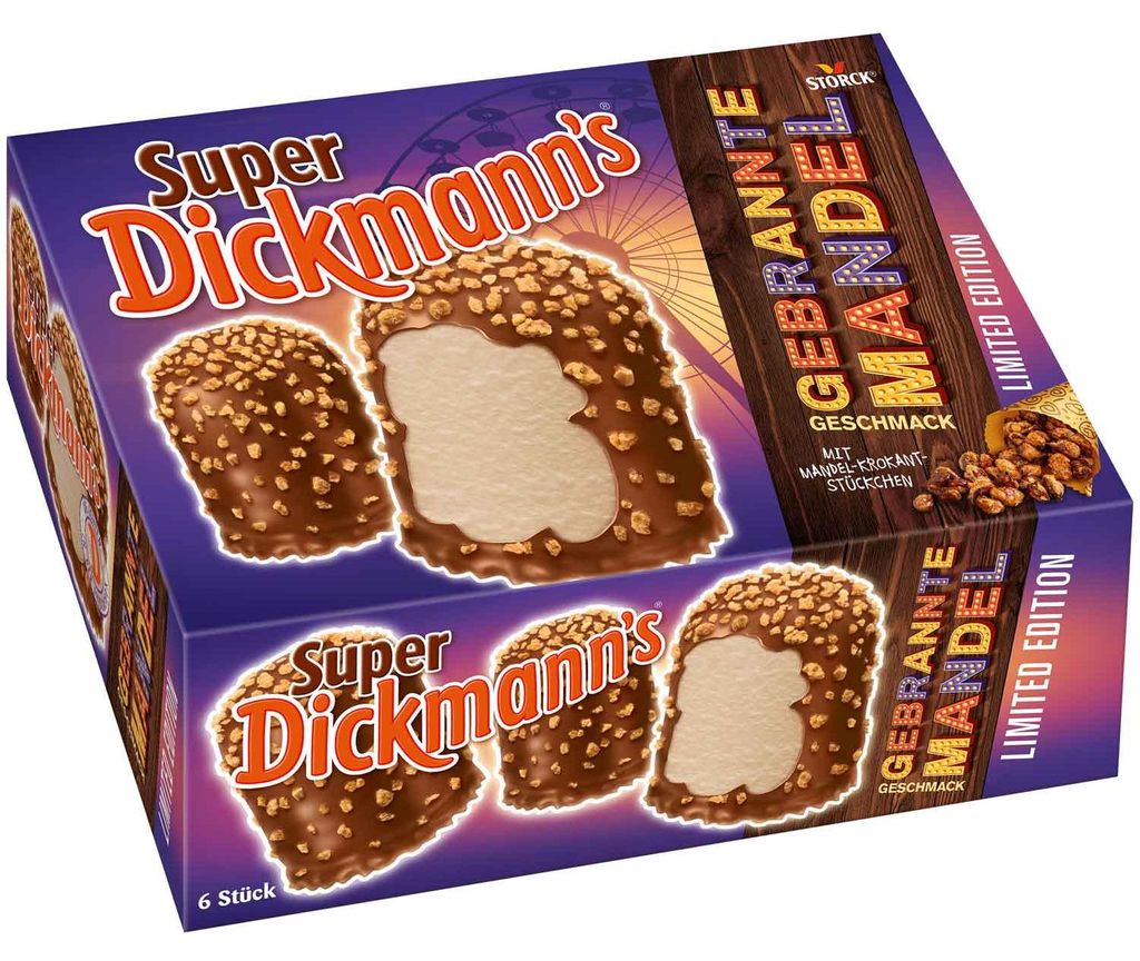 Super Dickmann's Gebrannte Mandel 6er Produktbild 