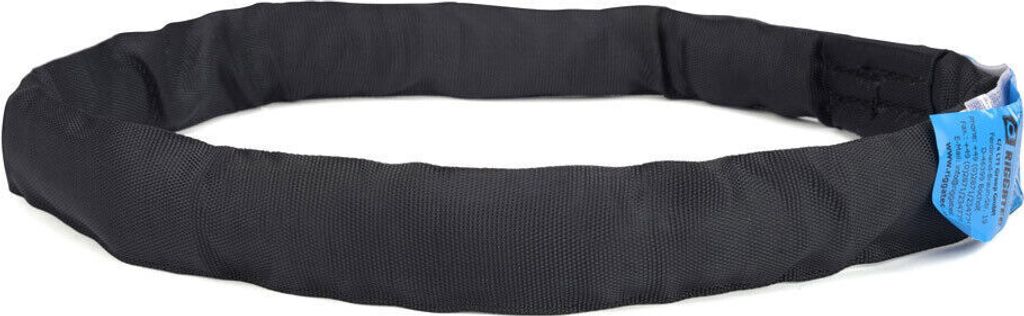 Riggatec Rundschlinge Schwarz Traglast:2,1t, Nutzlänge:0,5 m -Umfang:1,0 m