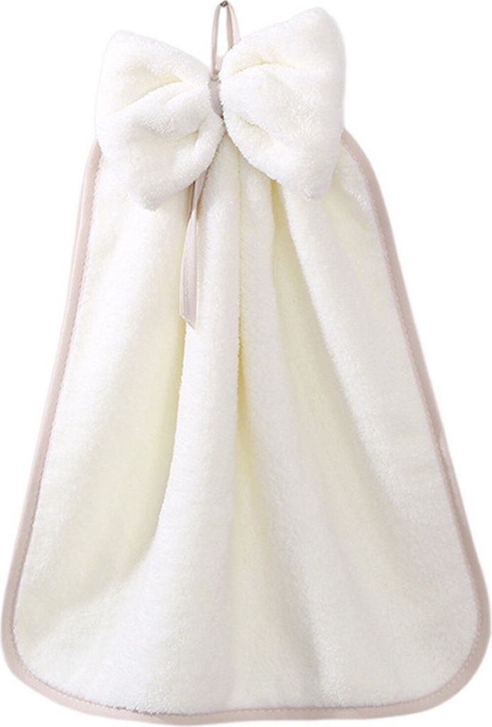 Wischhandtuch, weich, super saugfähig, schnelltrocknend, fusselfrei, schöne Schleife, Korallensamt-Reinigungstuch, Badezimmerzubehör