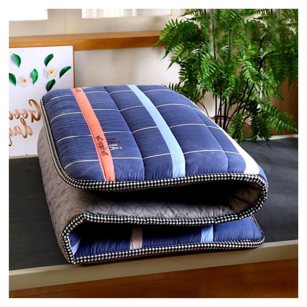 Japanische Bodenmatratze, 90 x 200 cm, faltbar und rollbar, Einzel- und Doppel-Stil, geeignet für minimalistisches Wohnen und platzsparende Lösun...
