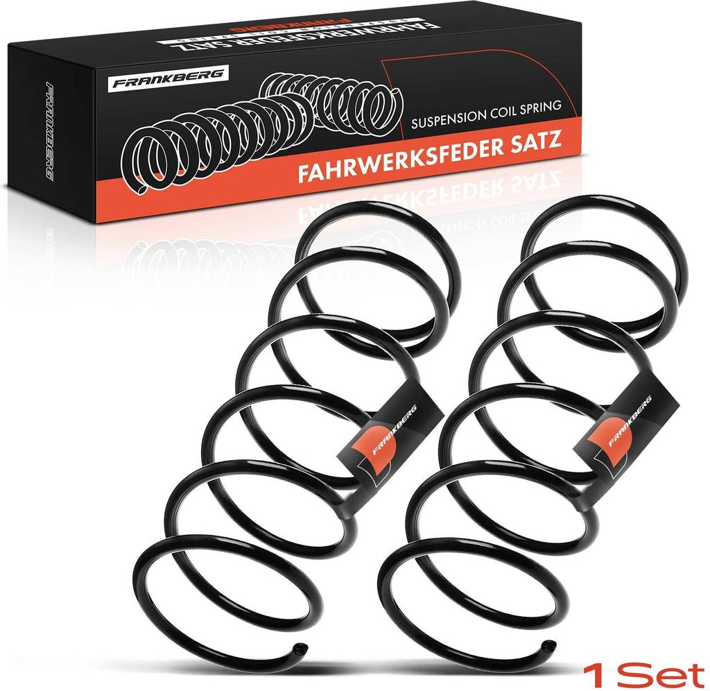 Frankberg 2x Fahrwerksfeder Hinterachse für Mazda 323 P V BA 1.3L 1.5L 2.0L 1996-1998