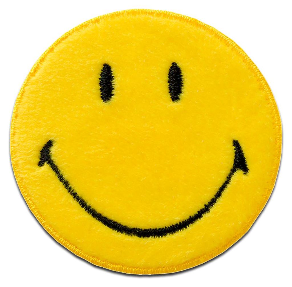 Mono Quick Smiley © Soft - nášivka, nažehľovačka, Obrázok produktu 