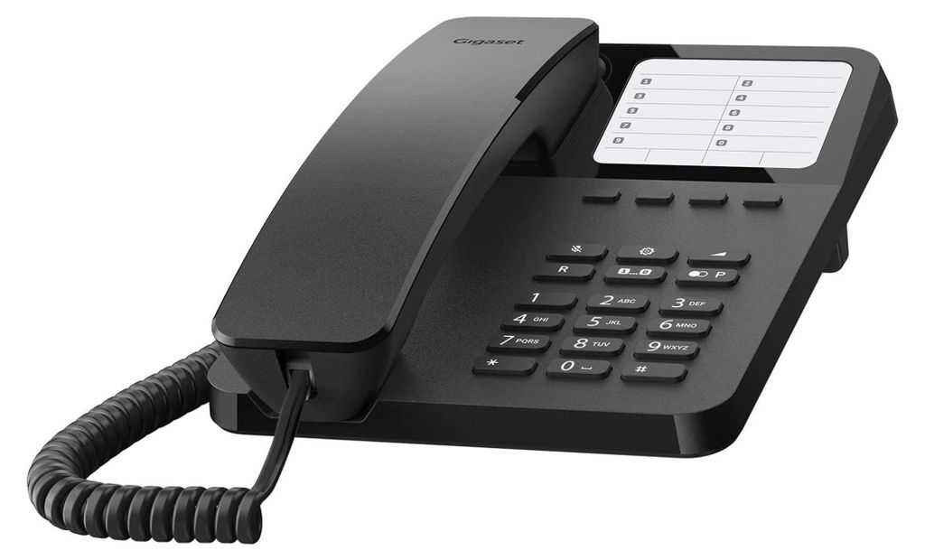 Gigaset DESK 400, Telefon analogowy, Zestaw słuchawkowy Zdjęcie produktu 