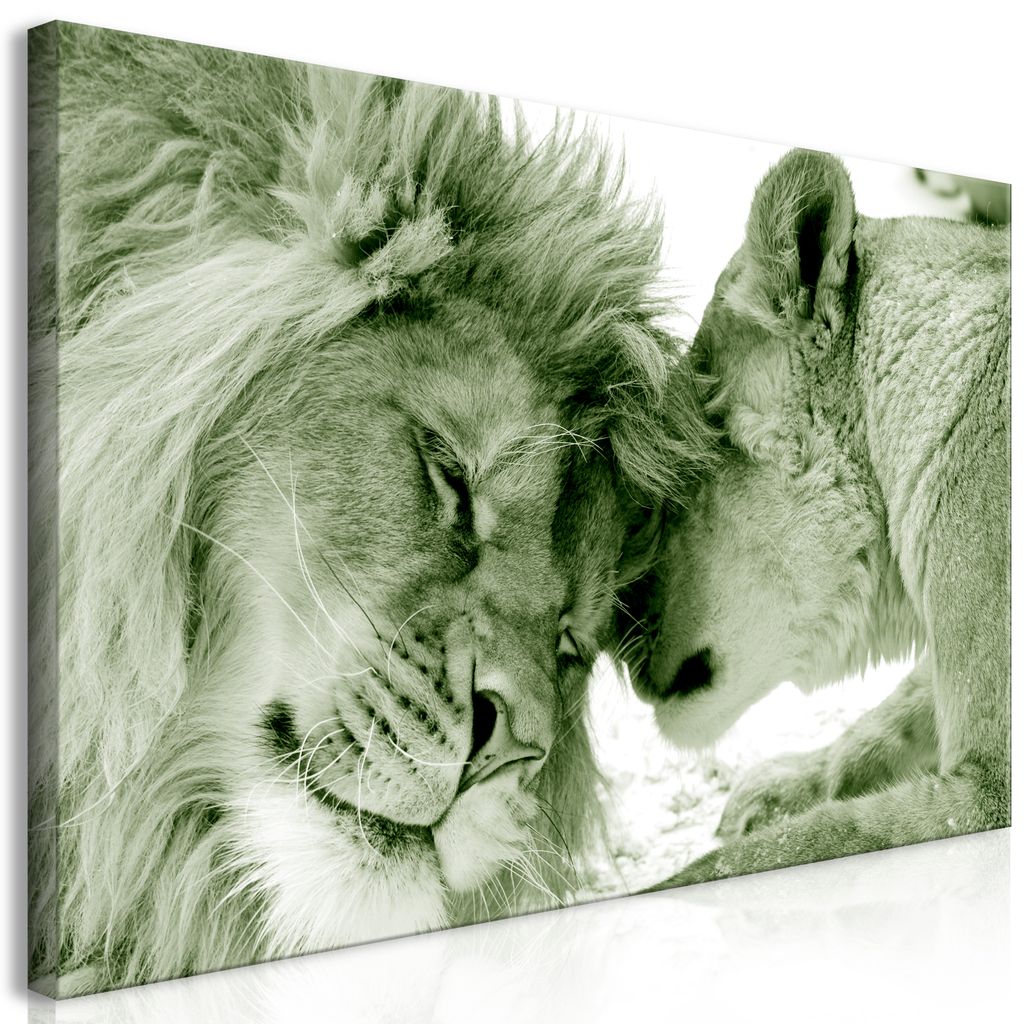 Wandbild Mega XXXL Löwe 250x125 cm Einteiliger XXL-Format Kunstdruck zur Selbstmontage Leinwandbilder moderne Bilder DIY Wanddekoration Wohnung De...