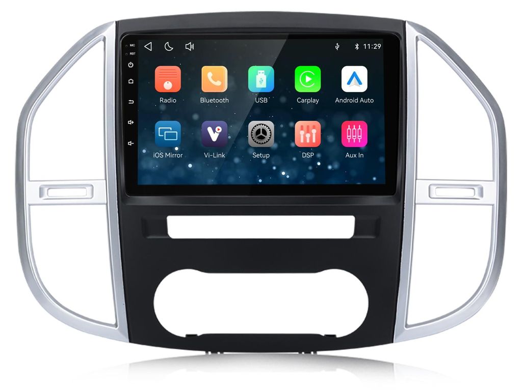 Autoradio 10 pouces pour Mercedes-Benz Vito 3 W447 Image du produit 