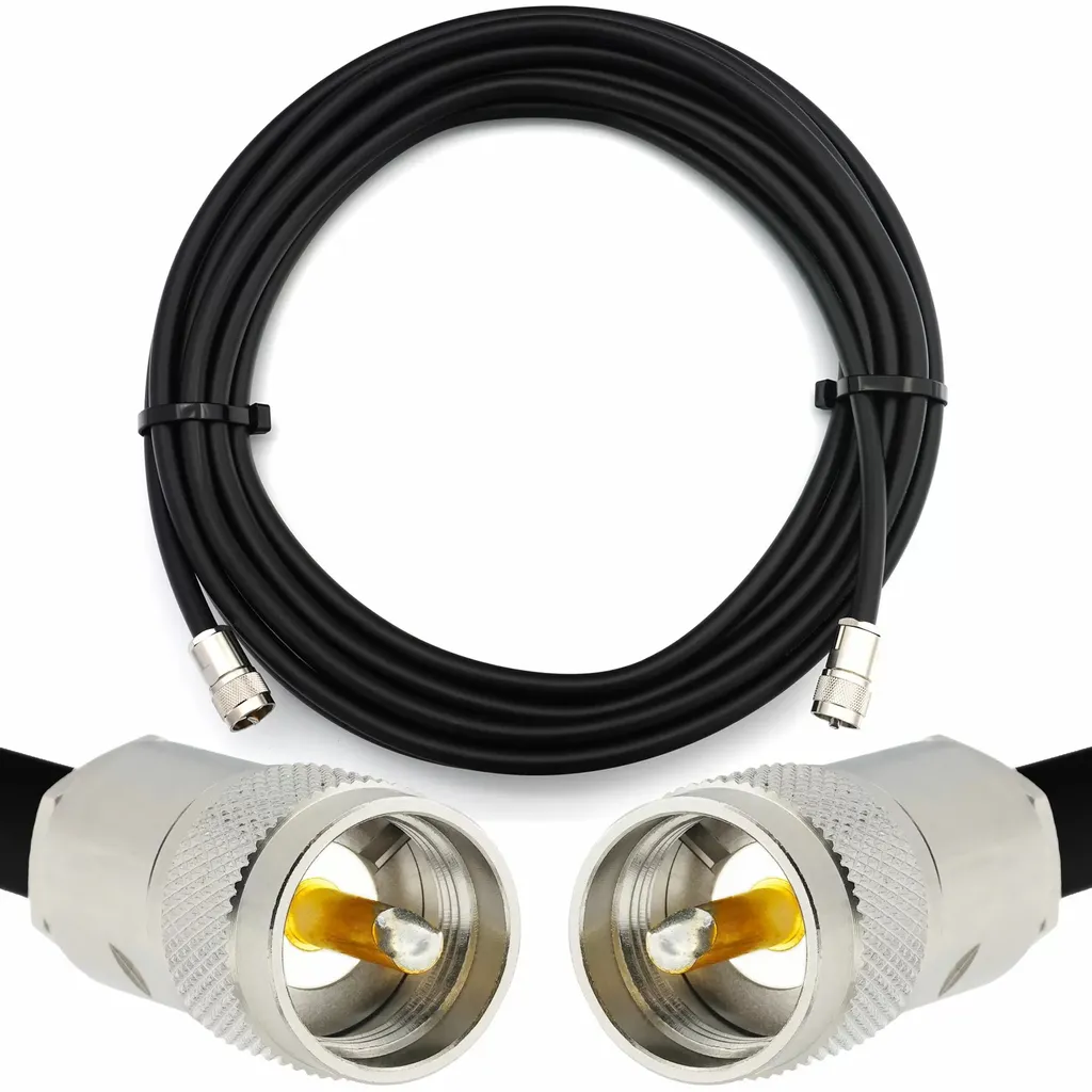 Cavo Prolunga Radio 12 Metri PL259 UHF HF400 Impermeabile IP67