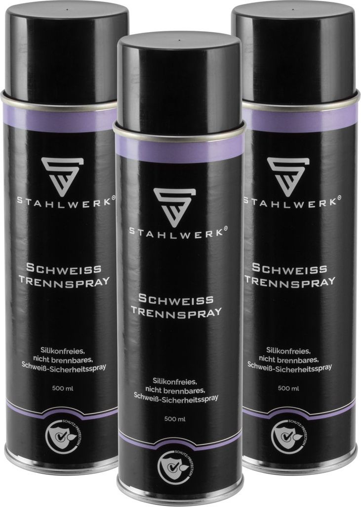 STAHLWERK Schweiß-Trennspray 3er Set multifunktionales Produktbild 