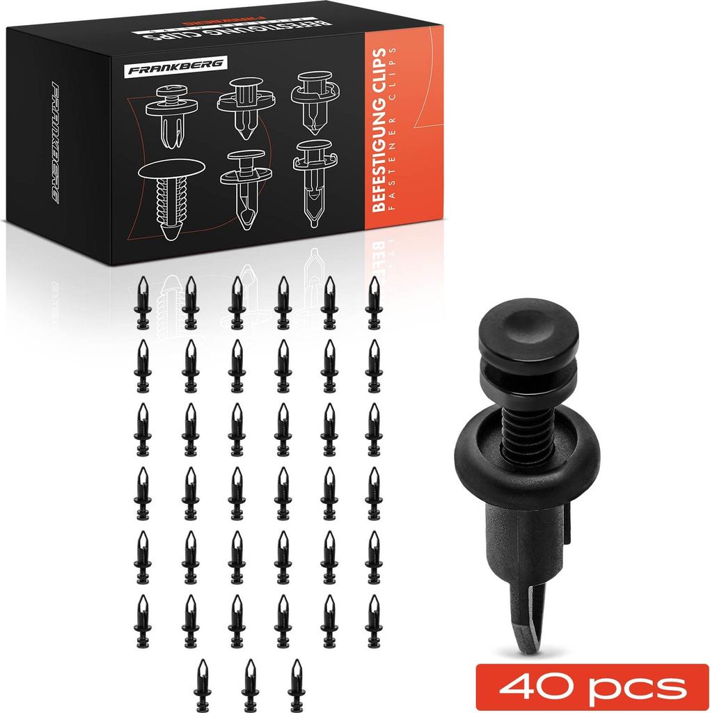 Frankberg 40x Befestigungsclips Stoßfänger für Toyota Celica AT18 ST18 MR 2 II Supra Lexus